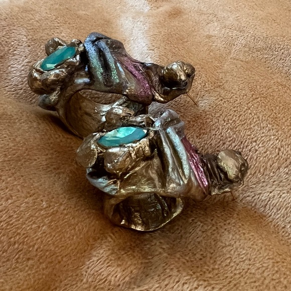 Handmade extra lightweight earrings - Picture 3 of 4